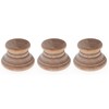 Set of 3 Unfinished Wooden Egg Stands Holders Displays 1.15