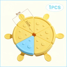 FePen Ice Mould, Ice Lolly Moulds, Pack of 6, Ice Lolly Moulds, DIY Ice Lolly Moulds, Children's Ice Lollies, Reusable Children, Ice Moulds for Ice Lolly Children (Yellow/Blue)