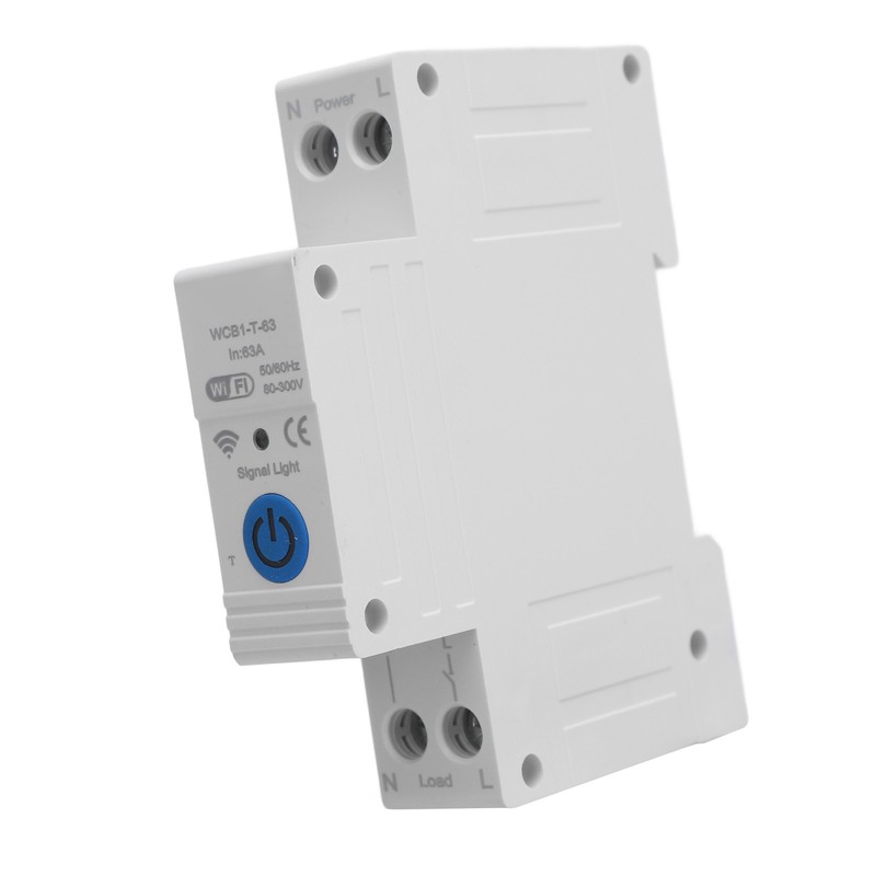 WiFi Circuit Breaker for Tuya APP DIN Rail Mount Remote