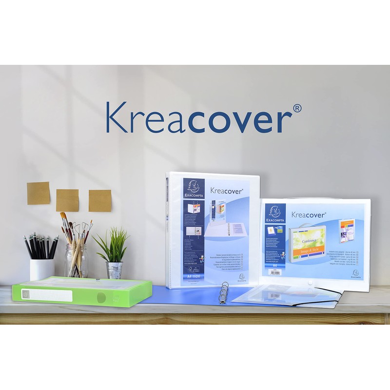 Exacompta - Ref 53955E - Kreacover Collection - Prem'Touch Lever
