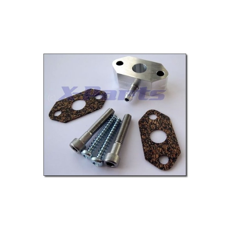 Adapter for boost pressure indicator, charge pressure sensor, map sensor
