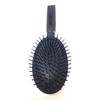 Ladies Oval Hair Brush Lightweight Soft Grip Padded Nylon Pins