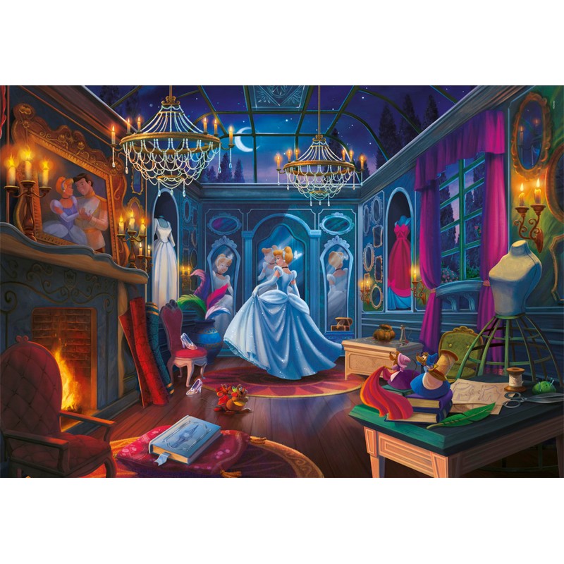 Clementoni 500 piece Puzzle – Ever After Collection: Cinderella, 35158