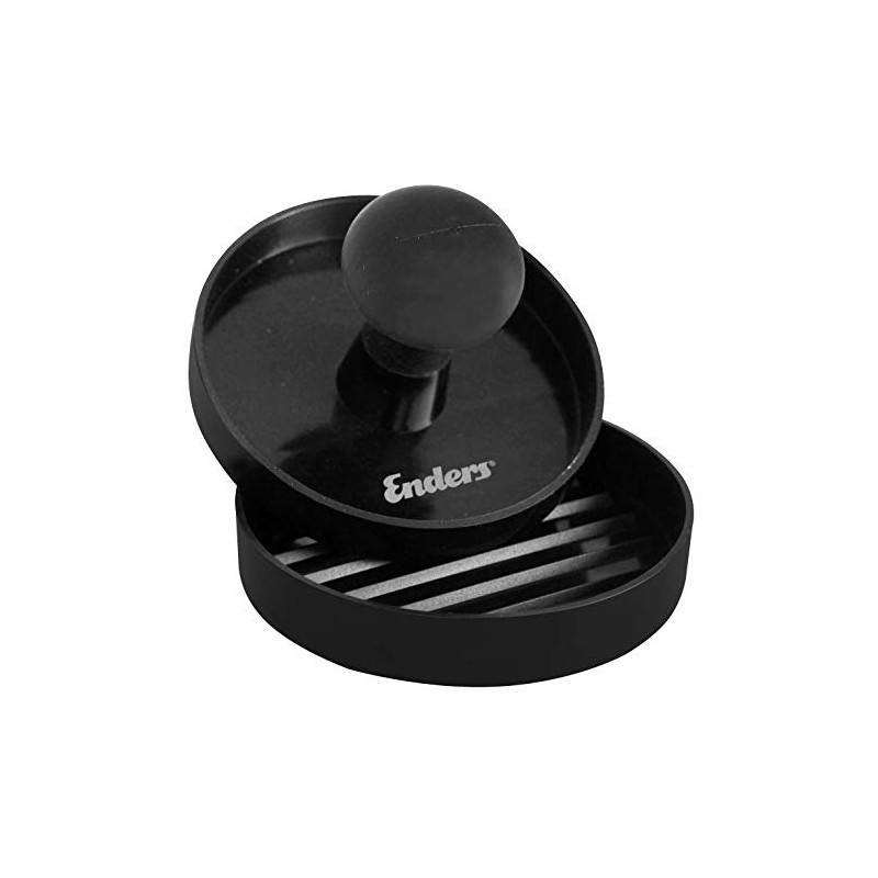 Enders BURGERPRESSE KÜSTSTOFF 8813 Rubber Handle, Hamburger Press, Patties, BBQ,