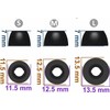 ALXCD Foam Ear Tips Compatible with JBL Vibe Buds Earbuds,