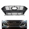 Replacement for Sonata 2018 2019 2020 Front Bumper Grill Black