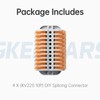 GKEEMARS 4Pcs Lever Wire Connectors, Wire Splicing 10 Conductor Connectors