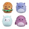 Micromallows SQMM0066-4-Pack Super Soft Mini Squishmallows 6.5cm Plush Figures