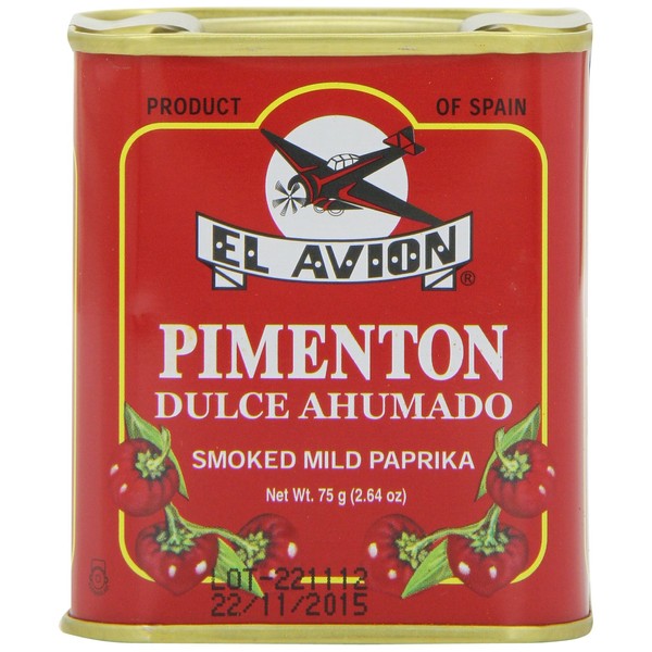 El Avion Pimenton Dulce Ahumado Pack of 5 x 75 g