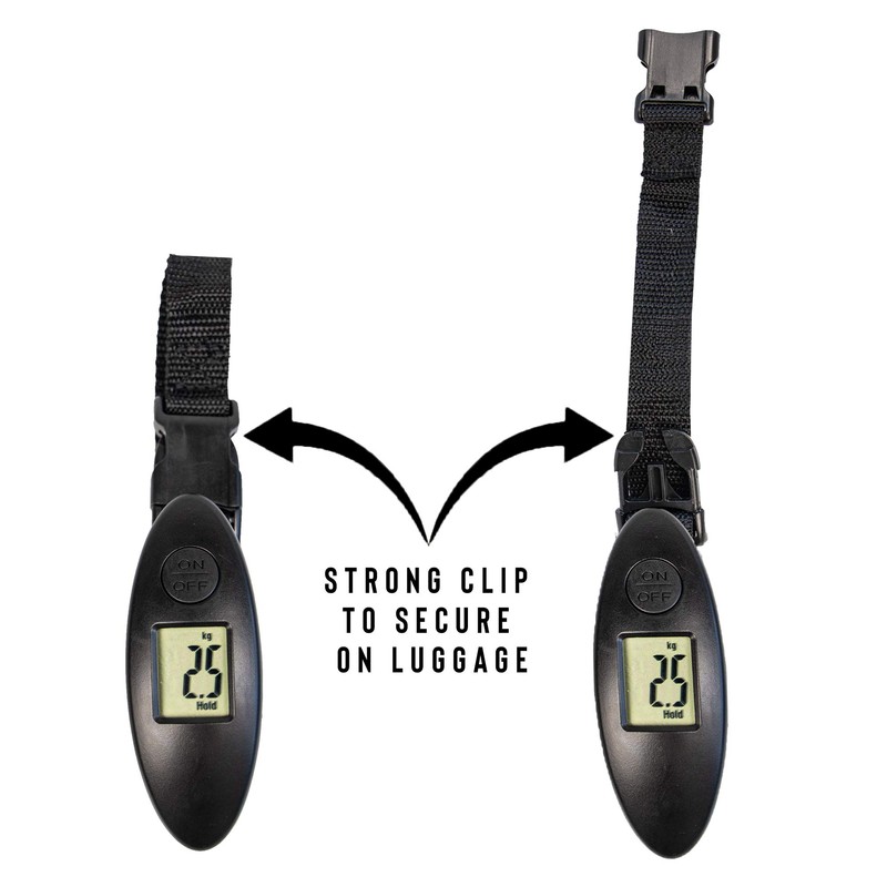 Gone Travelling Portable Digital Luggage Scales - Electronic Suitcase Weighing