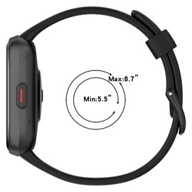 Turnwin Compatible for SKG V7/V7 Pro Smart Watch Bands, Silicone Adjustable Bands Replacement Wristband for SKG V7 Pro Smartwatch Accessories (green/blue)