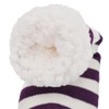 TrendsBlue Extra Thick Striped Thermal Fleece-lined Knitted Plush Winter Socks,
