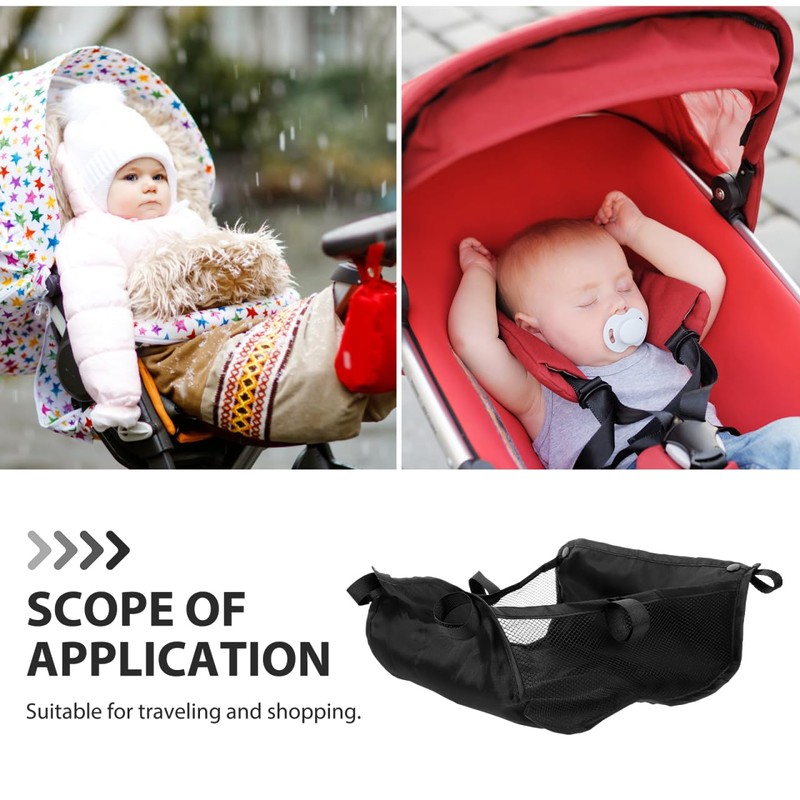 Didiseaon Pushchair Organiser for Floor Basket, Storage Bag for Baby