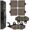 Caltric Front and Rear Brake Pads for Triumph Speed Triple