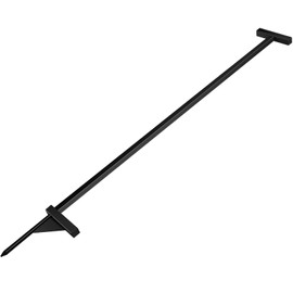 Meyoppm Snow Stake Installation Tool with Pointed Tip, Driveway Markers Installation Tool for 5/16" Stakes, Powder Coated Driveway Marker Installer Tool for Outdoors, Snow, Roads