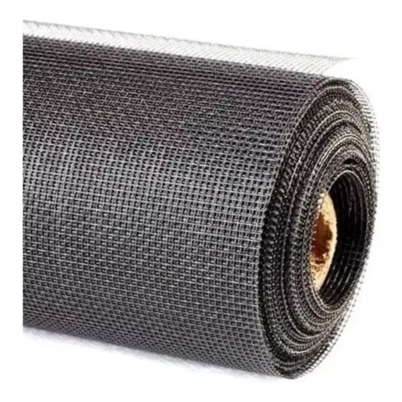 Robin Kit Vinil, Garrucha Y Tela Mosquitero 5mx0.9m Gris/negro