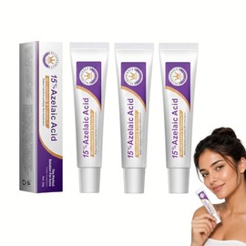 Serum Facial 3Pzs Crema ?cido Azelaico | Ácido Hialurónico Crema Hidratante Facial, Tratamiento para, Reducir Imperfecciones y Calmar la Piel
