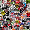 EXIN DEHCEN Pack of 204 Punk Rock Band Stickers, Skateboard