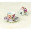 Lorren Home Trends 80-5678 Cups and Saucers, One Size, Pink