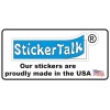 StickerTalk Pump Number 13 and 14 Vinyl Stickers, 2.5 inches
