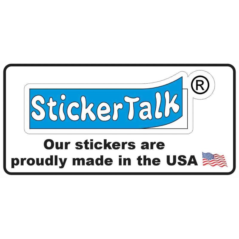 StickerTalk Pump Number 13 and 14 Vinyl Stickers, 2.5 inches