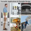 Adjustable Retractable Telescopic Collapsible Telescoping Ladder Extension - 10.5 FT