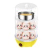 Multifunctional Ttriple Layer Electric Eggs Boiler Cooker Steamer Chinese Plug