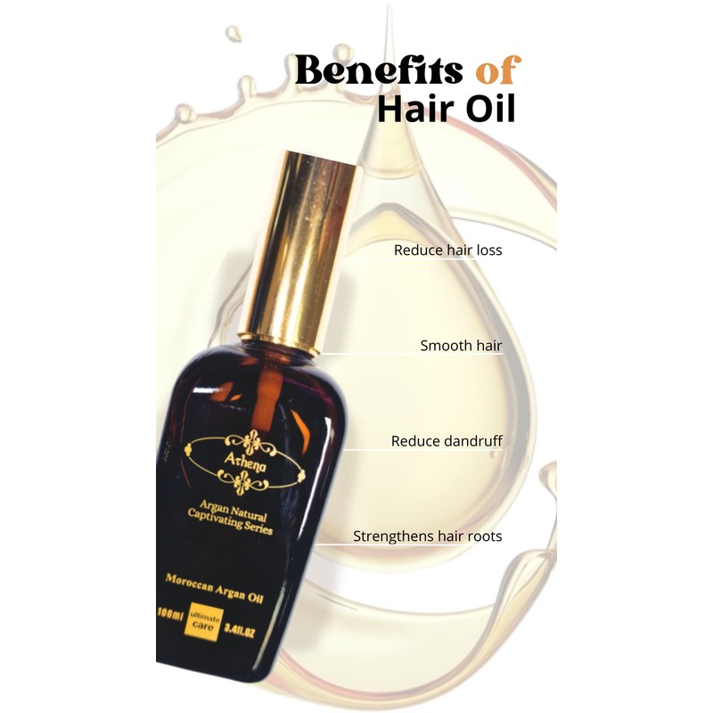 Athena Argan Hair and Skin oil - 100ml