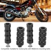 2 Pair Motorcycle Brake Foot Peg CNC Process Plating Precise