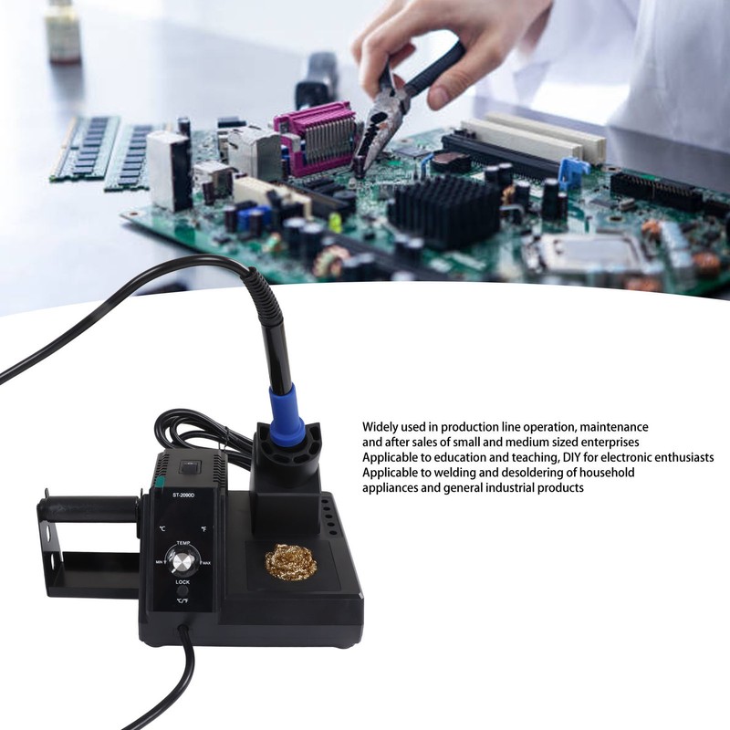 Soldering Iron Station Kit 80W Intelligent Constant Temperature Automatic Standby