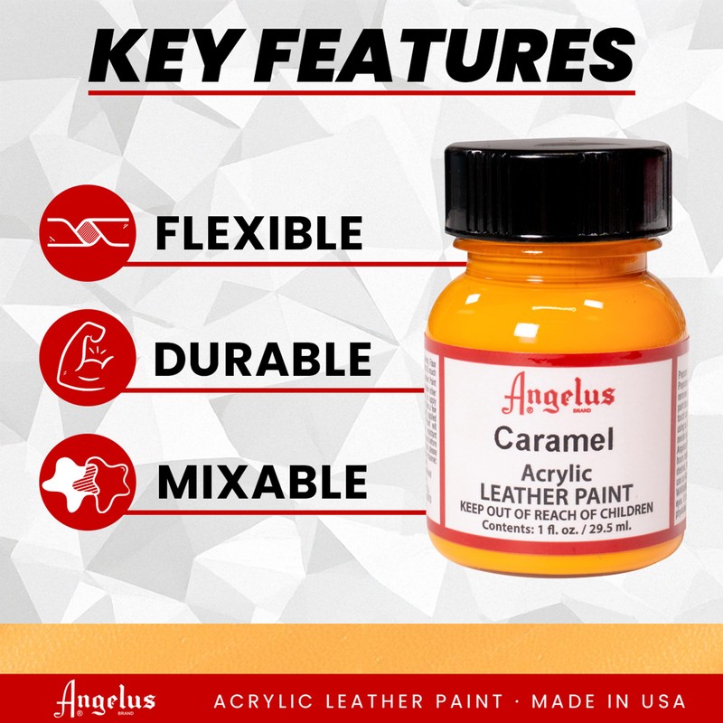 Angelus Leather Paint 1 oz Caramel