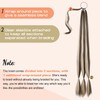 SEIKEA Long DIY Braided Ponytail Extension with Hair Tie Straight