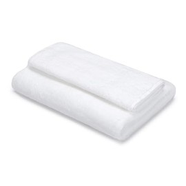 HeroBasic - 1 Duschtuch (70 x 140 cm) und 1 Handtuch (35 x 75 cm), 100 % Baumwolle, weich, 2er-Pack