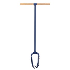 Leriton Hand Auger Post Hole Digger 6"x 46" with Non-Slip Hardwood T Handle Adjustable Industrial Auger Large Garden Auger Drill for Fence Post Installation Planting Trees Digging