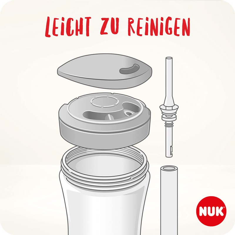 NUK Action Cup Children's Drinking Cup, 12+ Months, 230 ml,