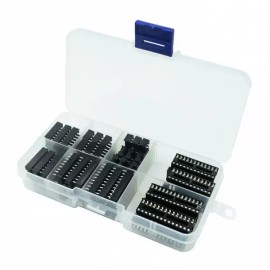 66 개/몫 DIP IC 소켓 어댑터 솔더 유형 6/8/14/16/18/20/24/28 핀 세트 전자 diy 구색 키트 MCU 시트 66Pcs/Lot DIP IC Socket Adapter Solder Type 6/8/14/16/18/20/24/28 Pin Set Electronic DIY Assorted Kit For MCU