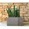 Kante Concrete Modern Rectangle Outdoor Planter Set of 2, 31"