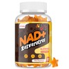 NAD+ Resveratrol Gummies 1310mg, High Absorption Formula with TMG, Hydrolysed