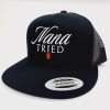 thepatriotspride.com Nana Tried Embroidered Flat Bill Mesh Snapback Cap Hat