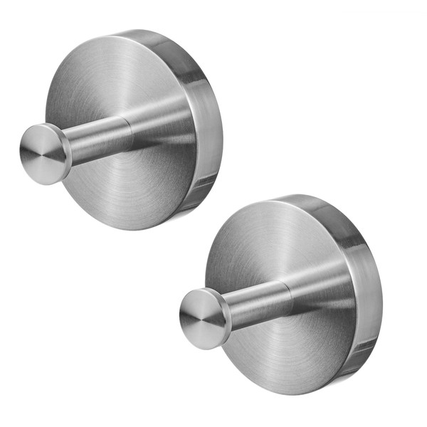 AMARE Luxury Towel Hooks Set of 2 | Silver |