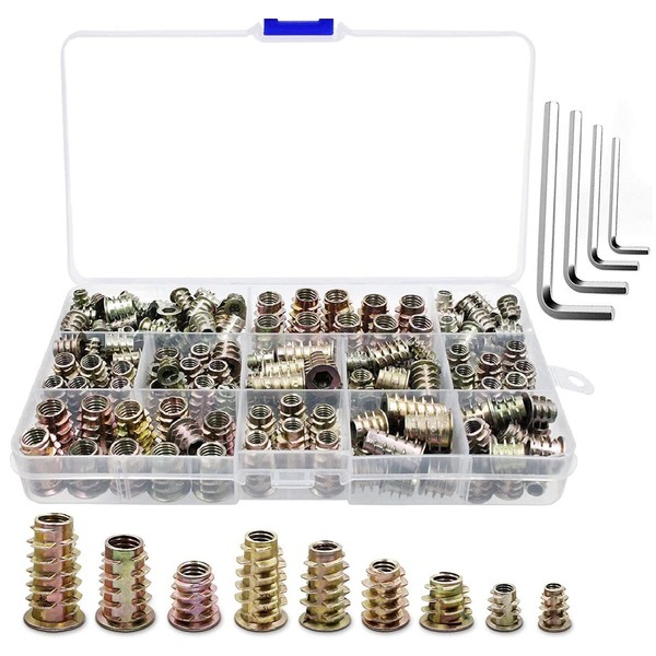 Threaded Insert Wood Screw-In Nut M4 M5 M6 M8 Allen