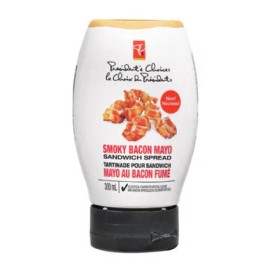 Loblaws Inc. President's Choice Smoky Bacon Mayo Sandwich Spread, 300ml/10.1 fl. oz.