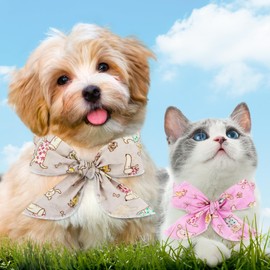 [Pack of 2] Dog Cool Neck Dog Heat Protection Dog Cold Pack Dog Cat Collar Cooling Collar Safe, Odorless, Quick Drying, Cool Comfortable, Breathable, Cold for Long Times, Cold Protection, Cold