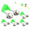 Fishing Pole Bells Clamp, Fish Bite Alarm 5 Fishing Pole