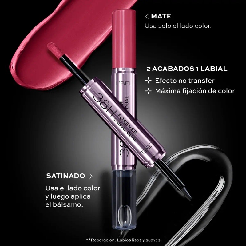 Labial Forever Dual No Transfiere Con Bálsamo Lbel