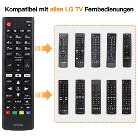 FOXRMT Replacement Remote Control Universal LG Remote Control AKB75095308 For All Remote Control LG Smart TVs - No Setup Required TV-LG Universal Remote Control