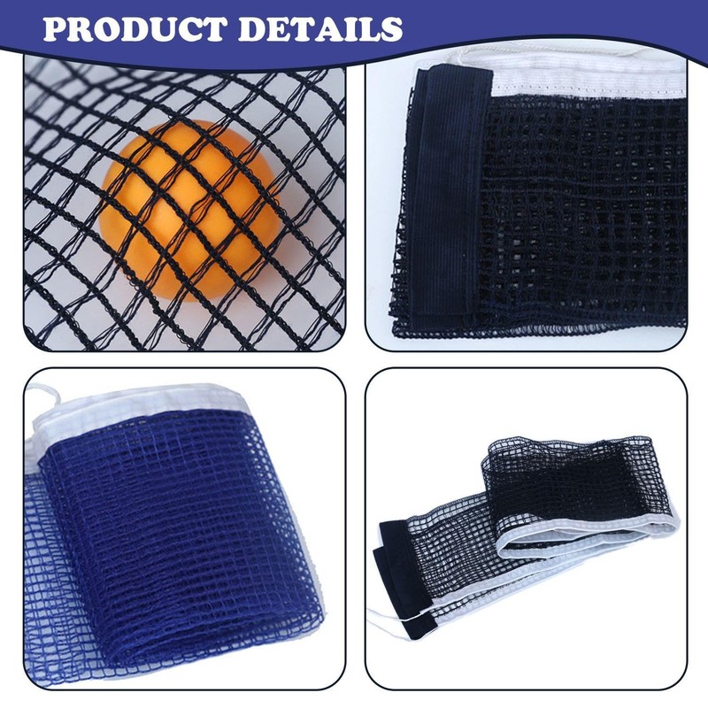 QFEHTHSK 3-Piece Table Tennis Nets, Portable Table Tennis Nets, Table