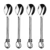 Gourmet Settings Twist 5-1/2" Mini / Demitassse Spoons (Set of