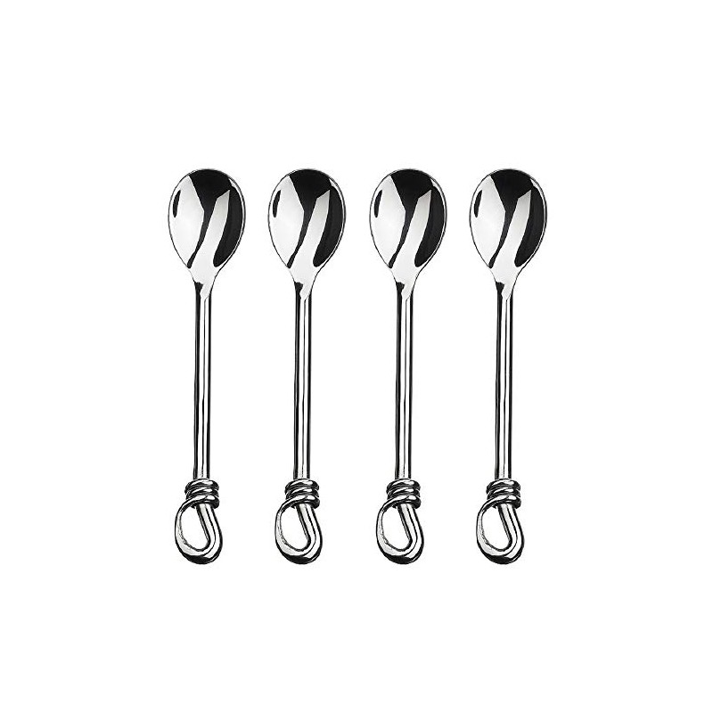 Gourmet Settings Twist 5-1/2" Mini / Demitassse Spoons (Set of