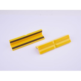 GSR Vice Protective Jaws, 2-Piece Vice Jaws, Plastic with Magnetic Clamping Jaws, Protective Jaws for Machine Vice, Professional Workshop Accessories (125 mm)